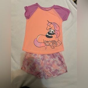 Wonder Nation girls pajama set